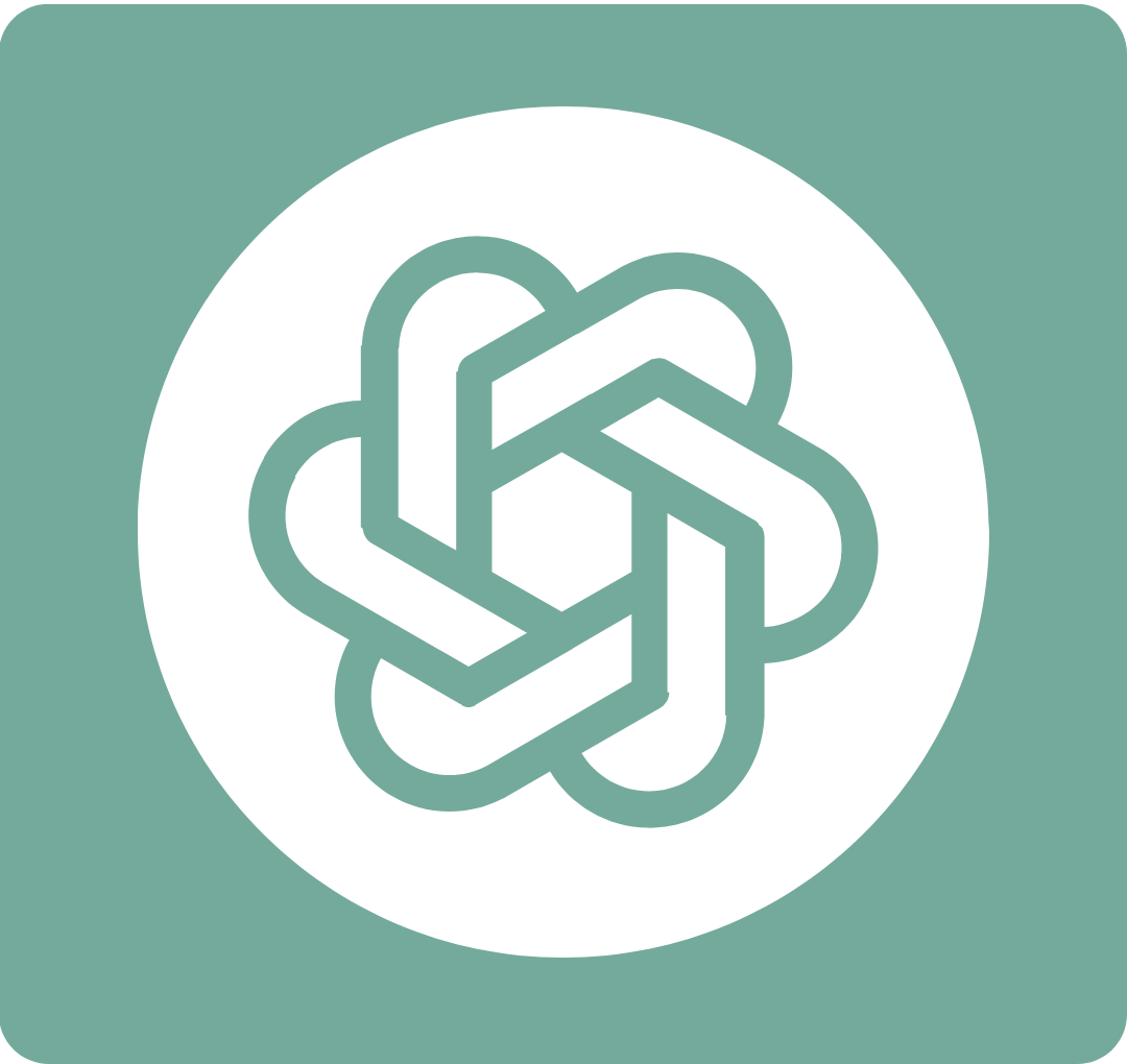 Logo ChatGPT - fundo verde